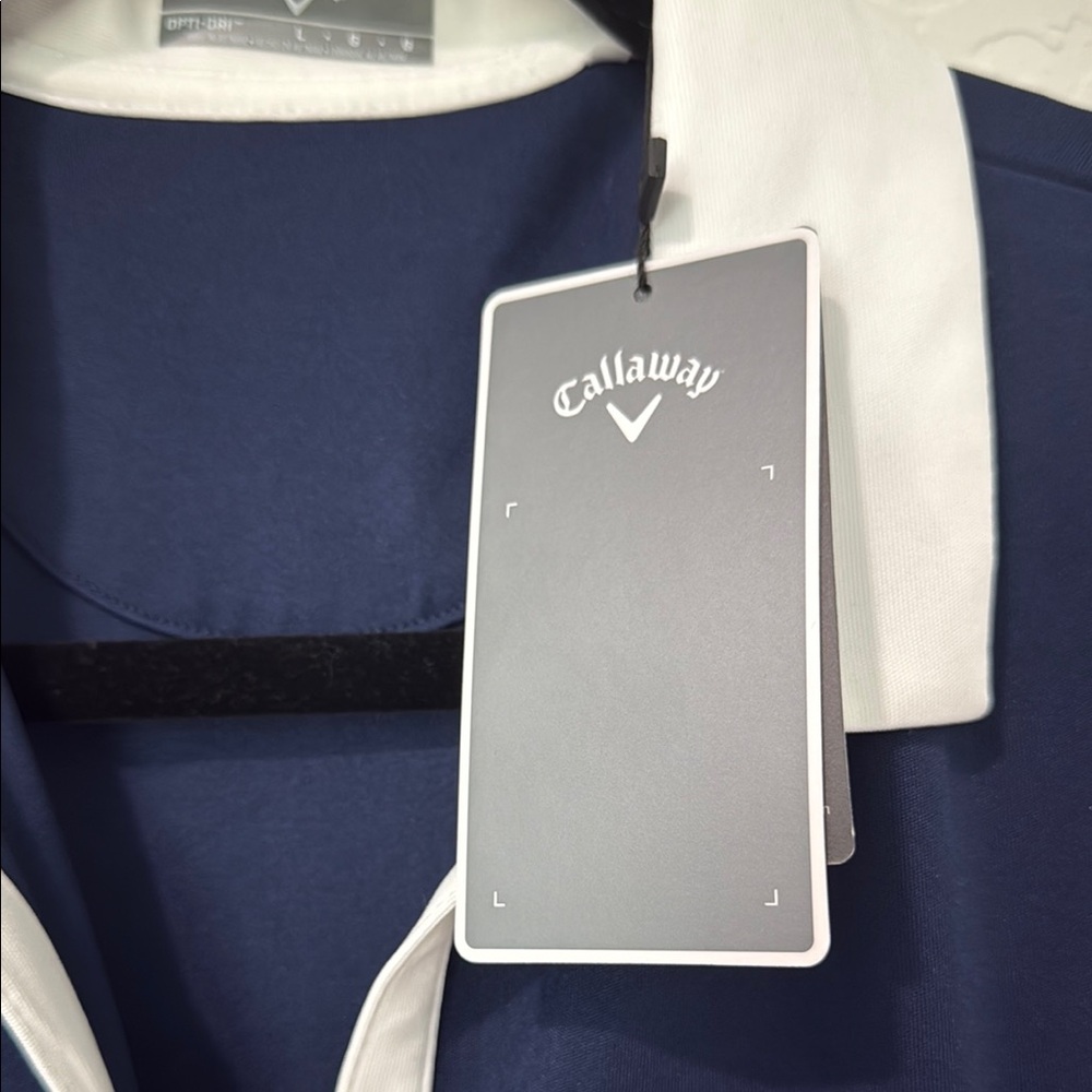 Callaway Navy and White Midi Dress - Picture 4 of 12